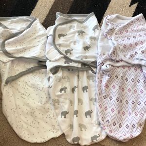 Velcro swaddle sleep sacks! Size 0-3